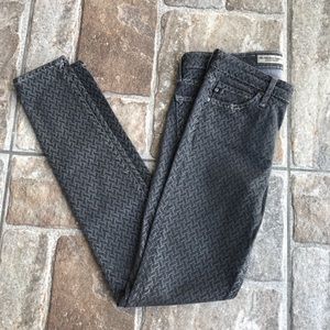 AG Absolute Leggings Extreme Skinny Jeans Gray 24